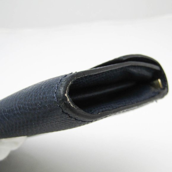 Valextra Punch Long Wallet With Coin Purse/3 Cards V9U14 Men,Women  Calfskin ... - Picture 8 of 15